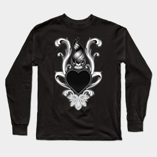 The Queen's Heart V.2 - Black version Long Sleeve T-Shirt